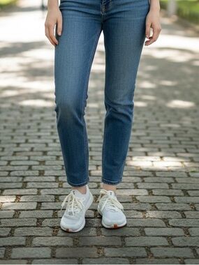 Women's Knit Lace-Up Sneakers in Cream - Lightweight Everyday Comfort